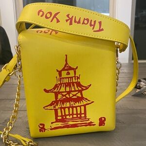 Yellow Chinese Takeout Bag – Contemporary Women’s Crossbody